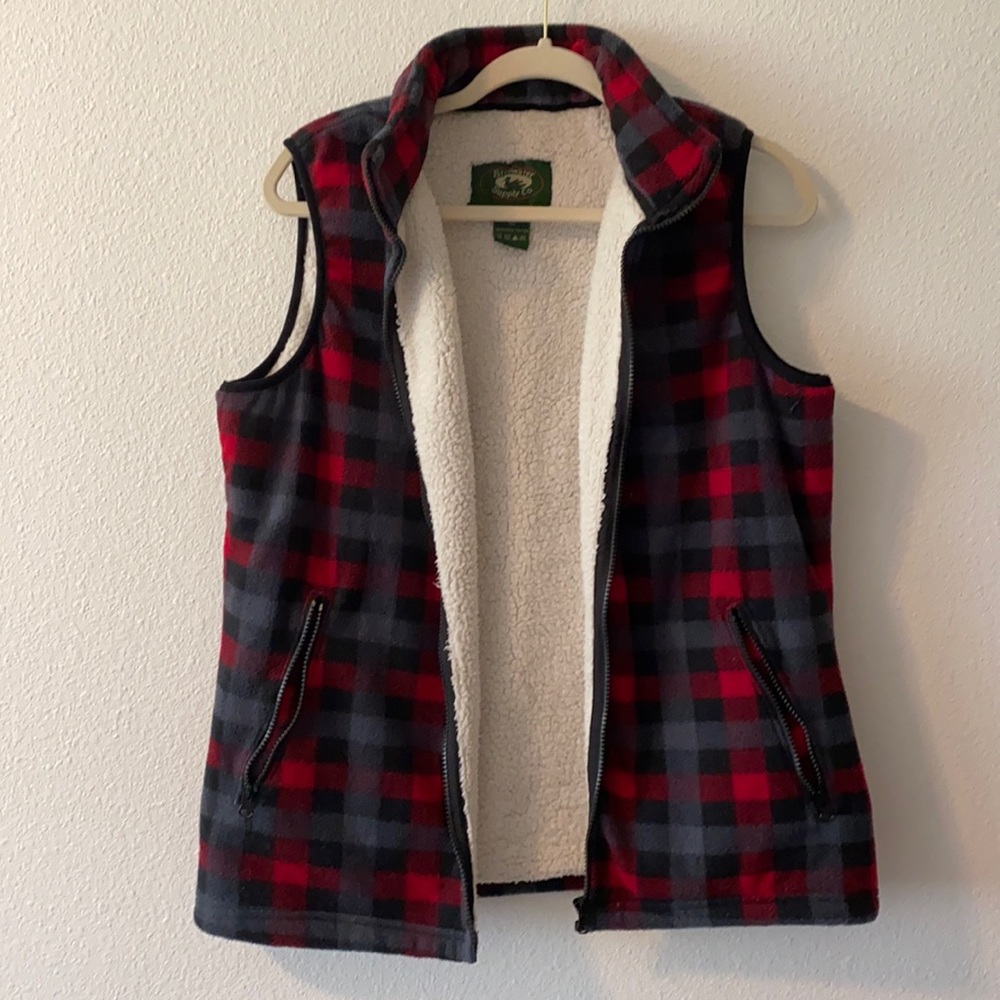 Stillwater Supply Co cozy, Sherpa lined vest